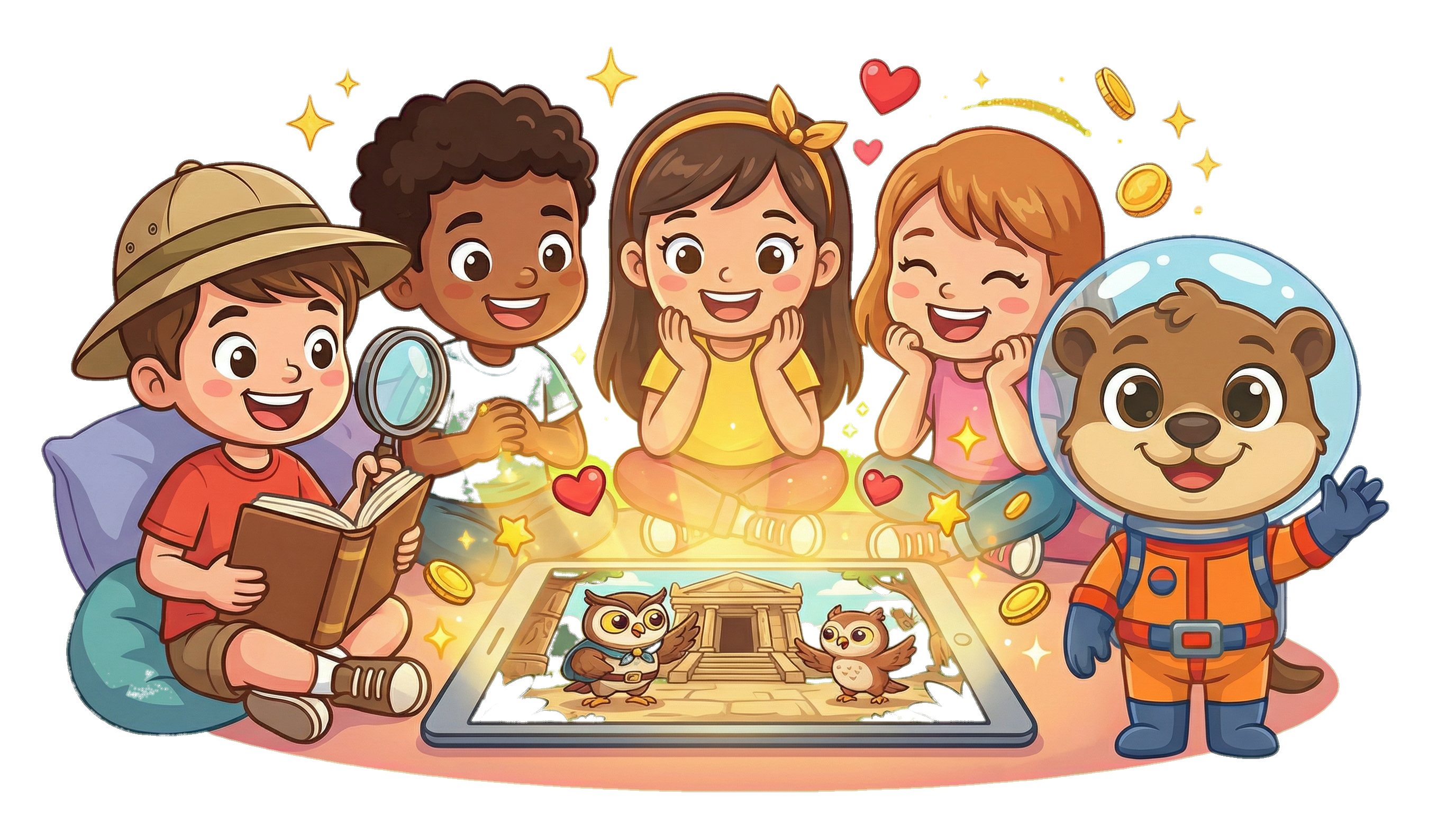 Kids on an adventure